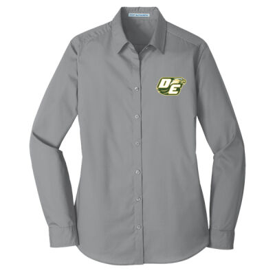 Women's Long Sleeve Carefree Poplin Shirt Thumbnail