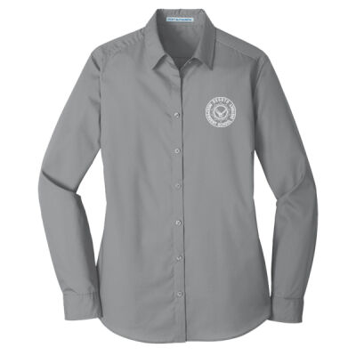 Women's Long Sleeve Carefree Poplin Shirt  Thumbnail